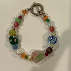 Mixed Glass Bead Bracelet